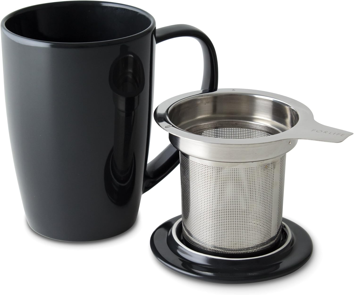 Curve Ceramic 15 oz Personal Tea Maker Set – Brooklyn Tea