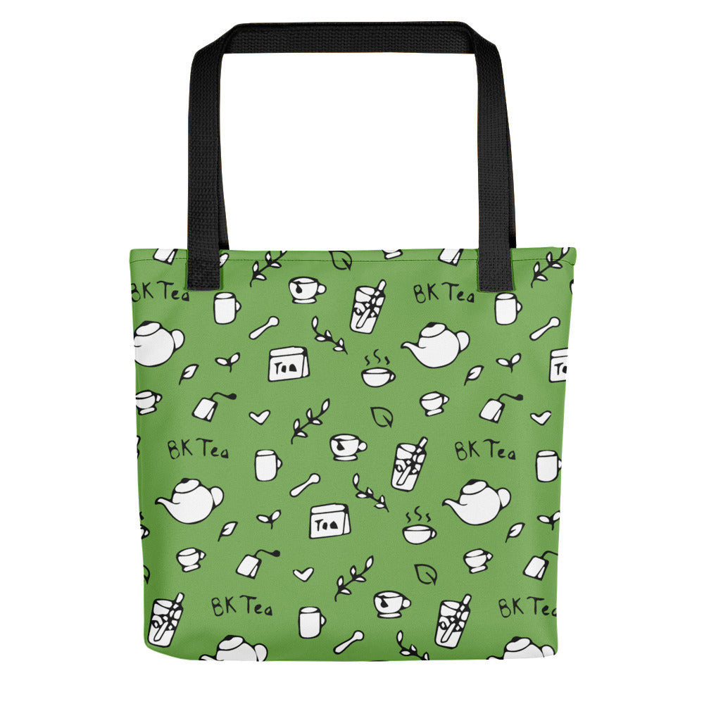 Tea Doodle Tote bag - Green